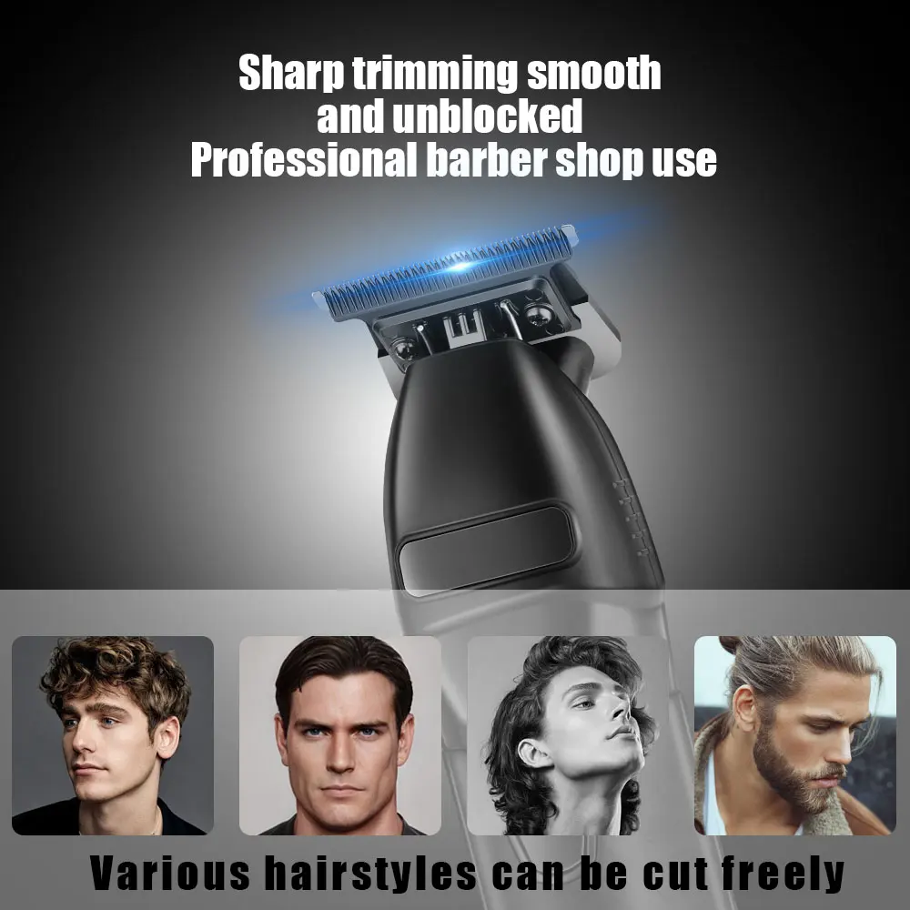 Catega wiederaufladbarer Haarschneider, kabelloser Bart-Haarschneider für Männer, leistungsstarke elektrische Haarschneidemaschine, verstellbarer Haarschnitt