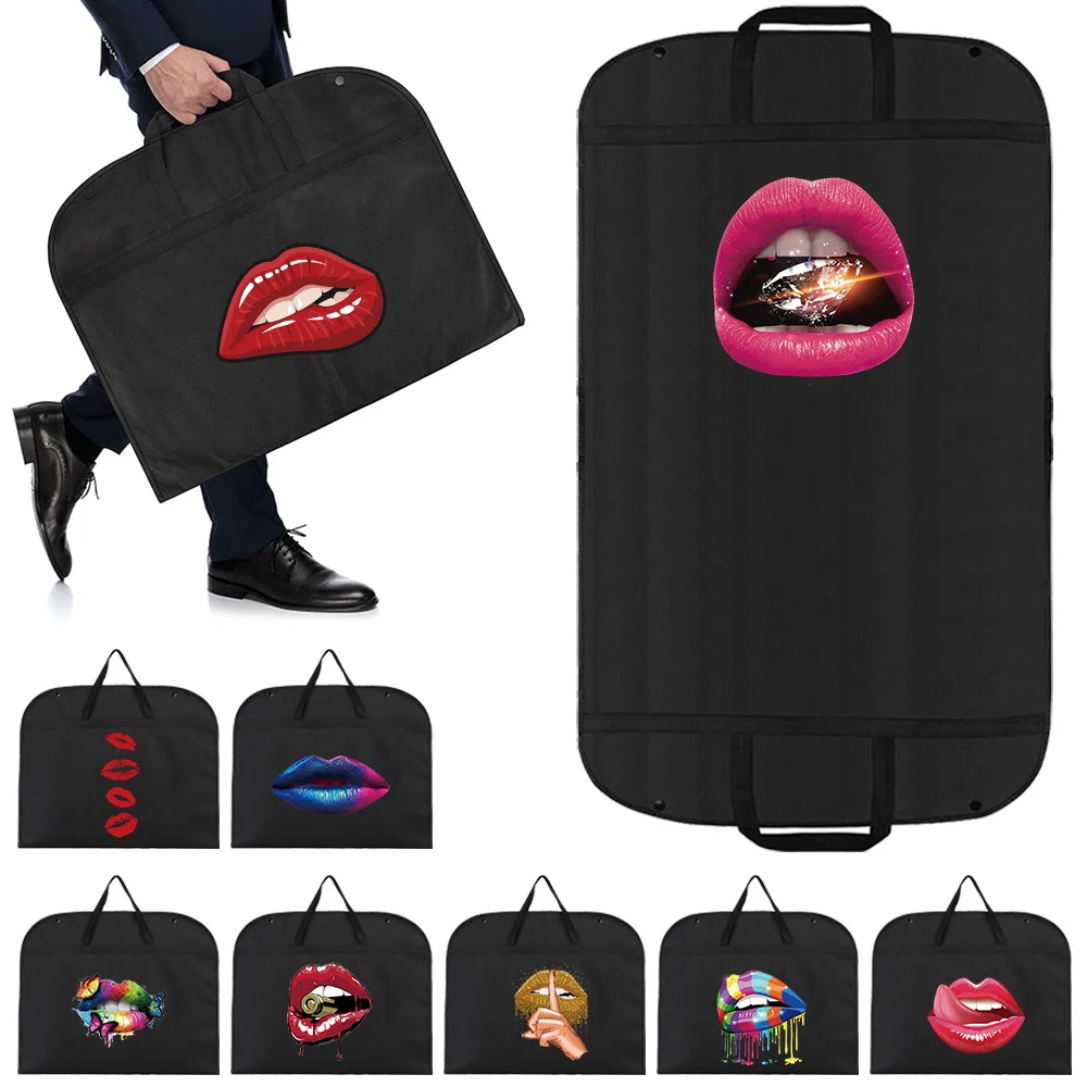 Portable Storage Dustproof Clothing Cover for Protecting Dress Coat Suit Garment Dust Covers Bag Wardrobe Hanging Non-woven Bags