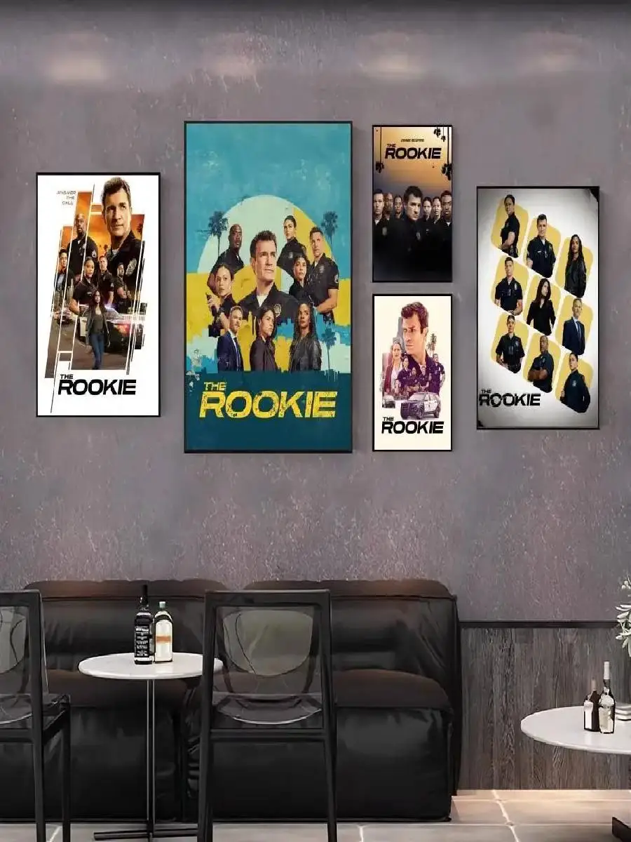 The Rookie TV Poster Print Modern Wall Art for Living Room Bedroom Home Decor