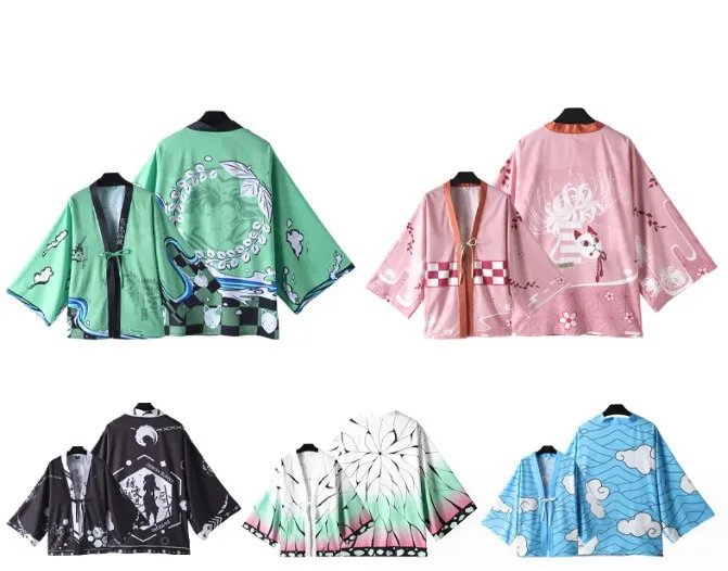

Tanjiro, Nezuko, Shinobu Kocho, Zenitsu Agatsuma, Inosuke Hashibira, Kyojuro Rengoku, Giyu Tomioka, Tanjiro's Cape.