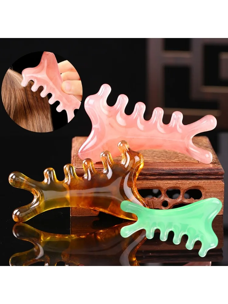 Peigne de Massage à tête ronde spécialisé stimule la Circulation du cuir chevelu pour le visage conception antistatique à dents larges массаж Uyы для tела