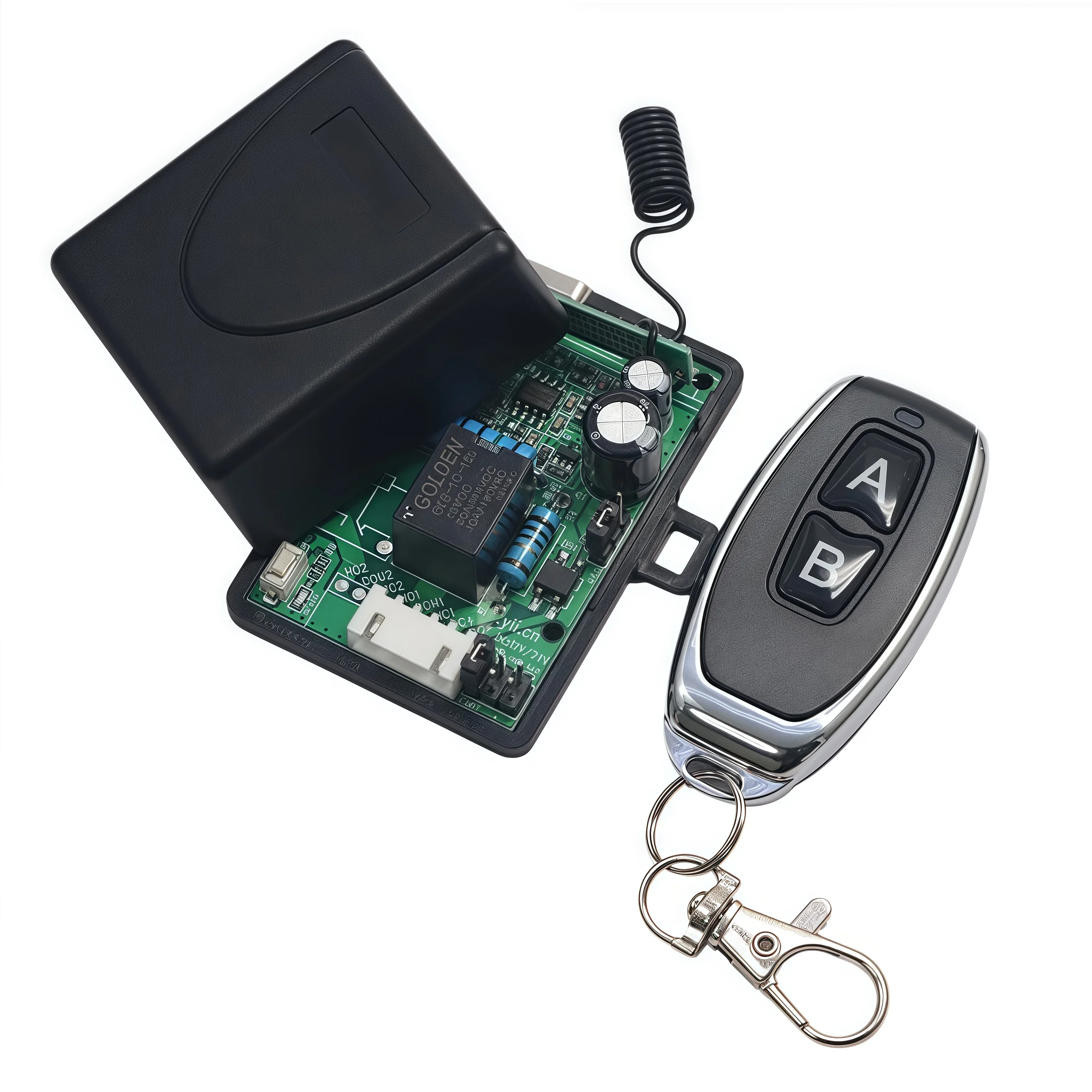 DC12V 1 Channel RF Wireless Remotes 433MHZ Rolling Code HCS301 Relay Receiver