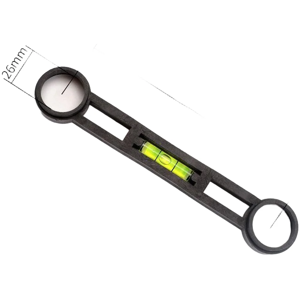 ABS Shower Faucet Leveling Tool with Built-in Bubble Level for Bent Foot Installation in For DIY Plumbing Projects