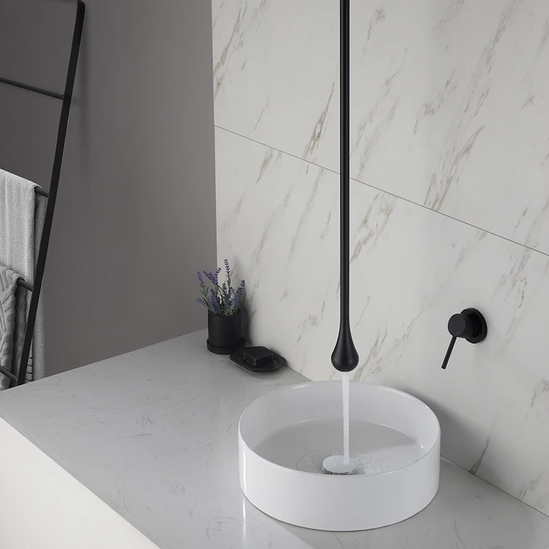 Wall/Deck Mount Brass Basin Faucet Bathtub Faucet Tap Bathroom Sink Faucet Ceiling Installation Size Can Be Customized Mixer
