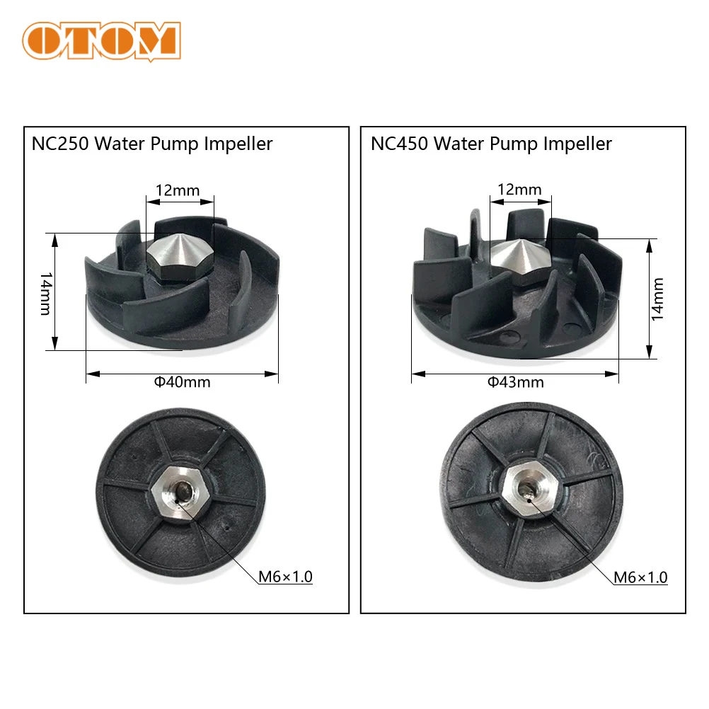 Motorcycle Water Pump Impeller Gear ZS177MM ZS194MQ-2 Engine Screw Cover For ZHONGSHEN NC250 NC450 AVANTIS ENDURO MOTOLAND KAYO
