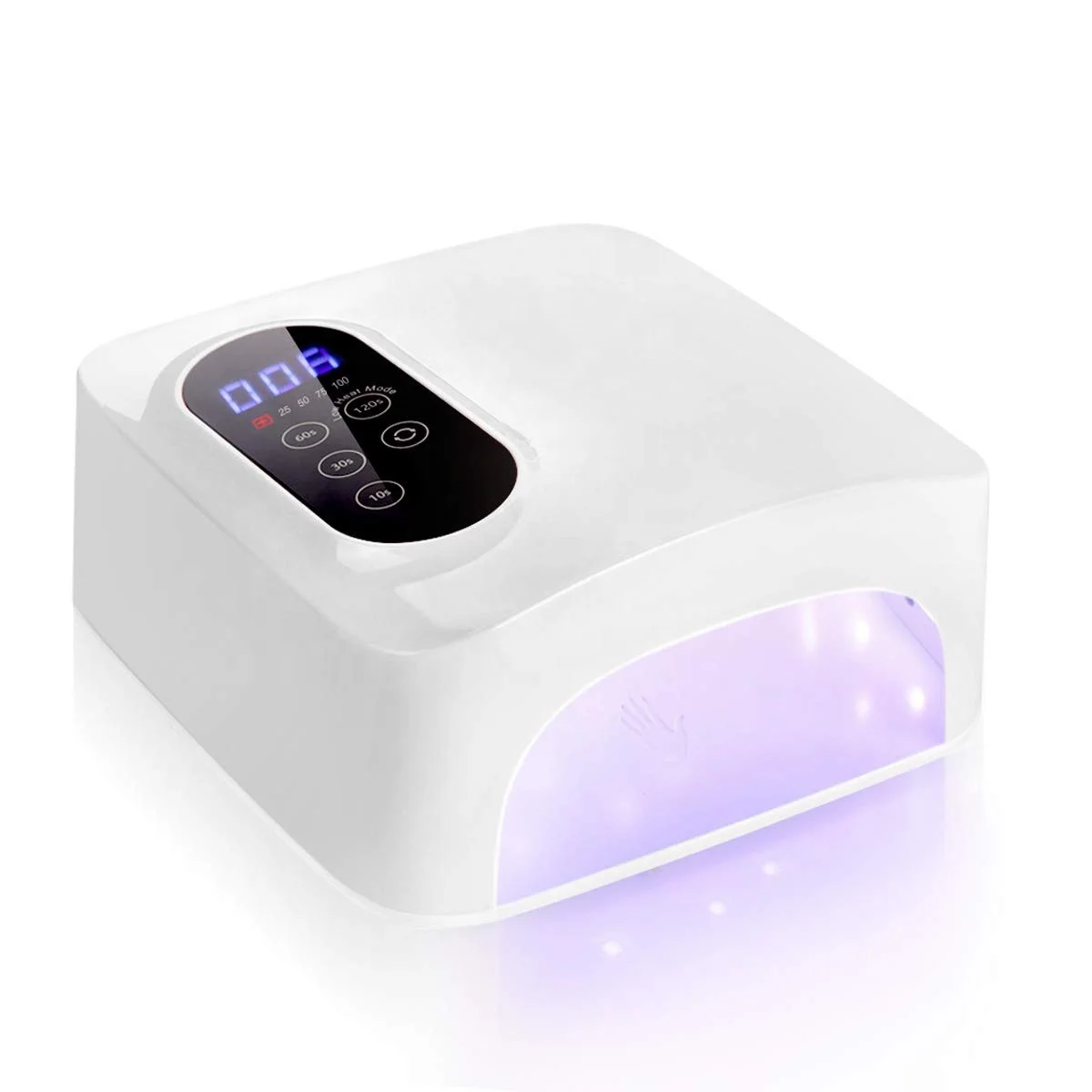 

72W Cordless Led Nail Lamp, Rechargeable LED Nail Dryer, 15600mAH Wireless Fast Nail Polish Curling