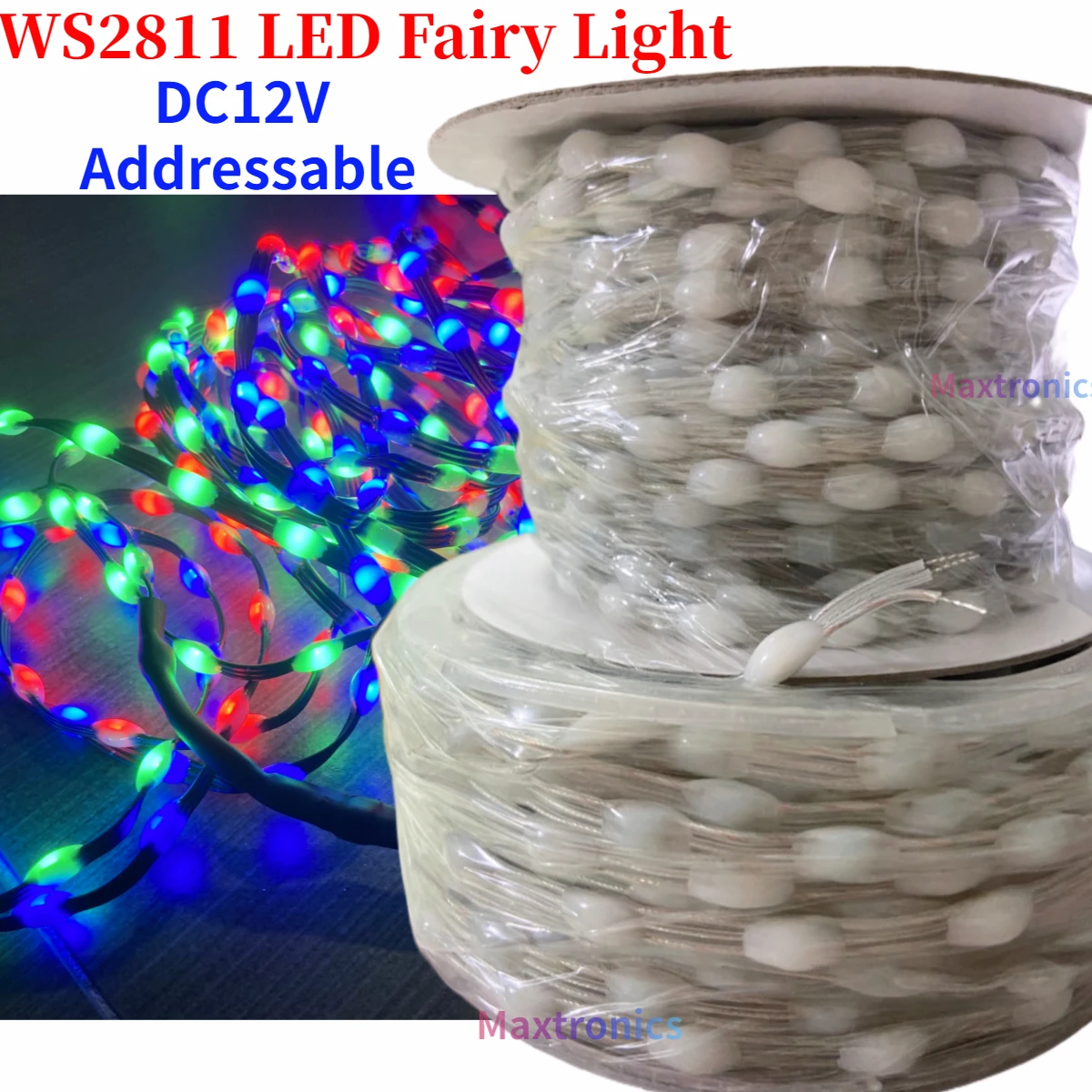 fita led inteligente para decoracao de natal rgb enderecavel dc12v 10003000 pcs ws2811 15 mm 20 mm 25 mm 30 mm 50 mm 100 mm espacamento cor completa ip67 01