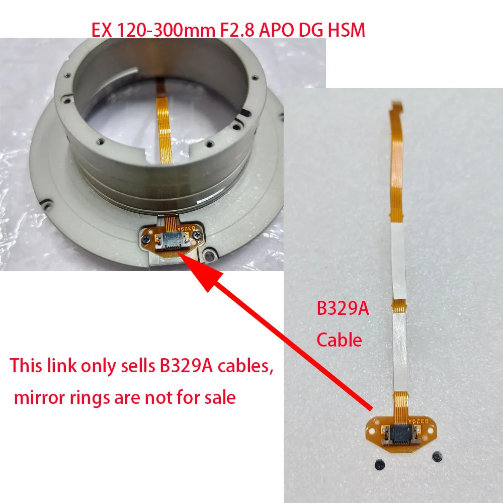 new-120-300-motor-base-ring-b329a-cable-for-sigma-ex-120-300mm-f28-apo-dg-hsm-lens-parts