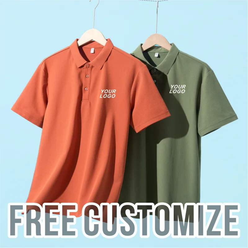 Embroidery Cotton Shirt - NEW Custom polo shirt free print