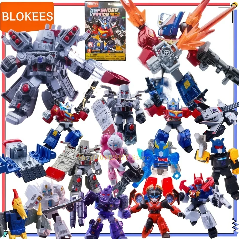 Blokees Transformers Defender Version 8ème Génération Optimus Prime : Le Super Megatron Revient, Tarn Gary Revient, Jouet de Collection Cadeau