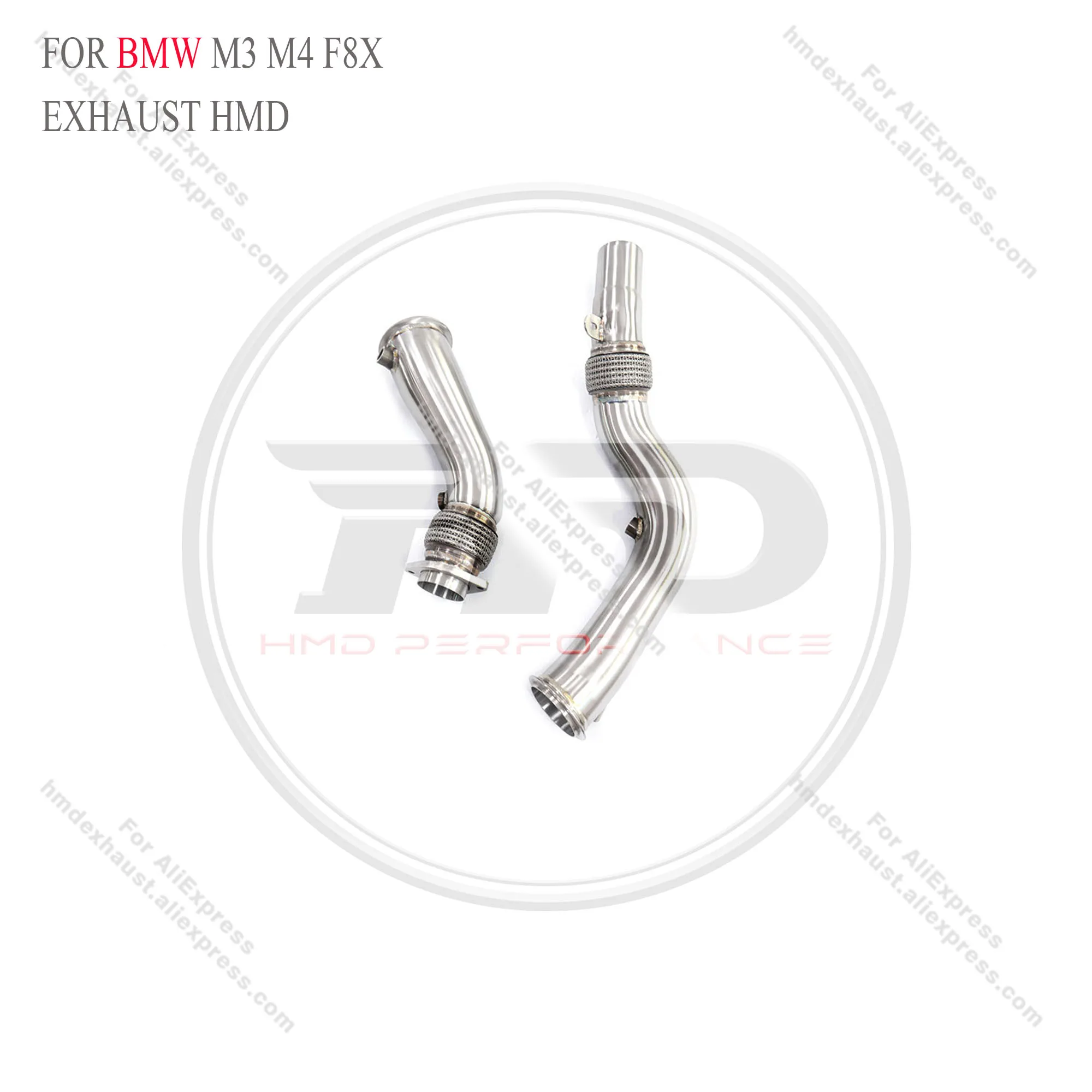 

HMD Exhaust System Downpipe High Flow Performance for BMW M3 M4 F8x without heat shield