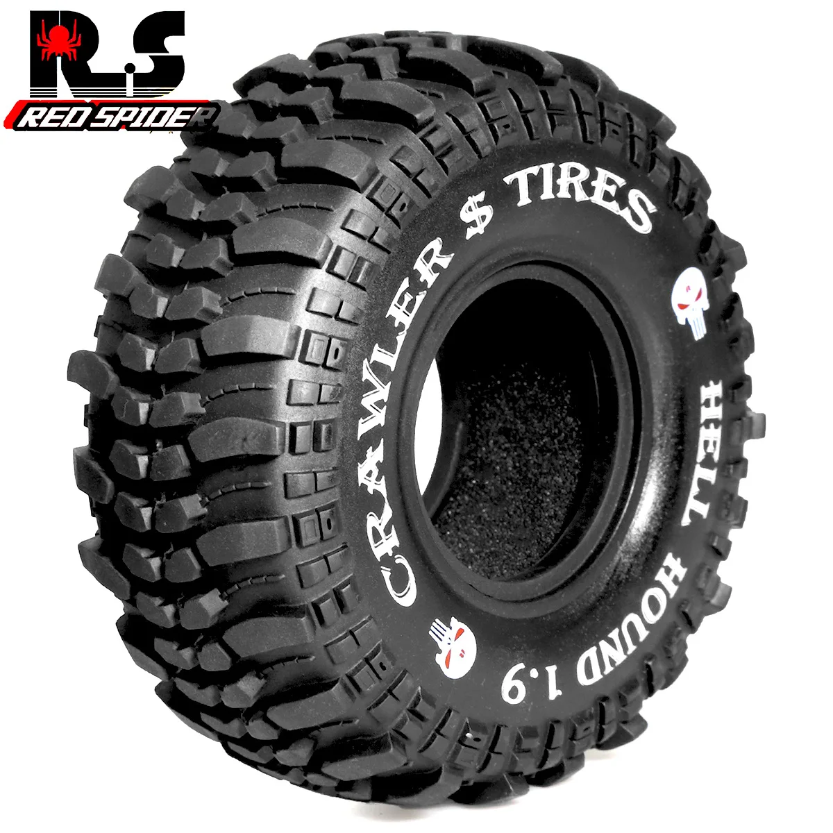 4 pz 1.9 pollici 118mm 1/10 RC Crawler pneumatici per auto pneumatici per AXIAL SCX10 Wltoys Traxxas Redcat Rock 4WD MN99S Toys R165