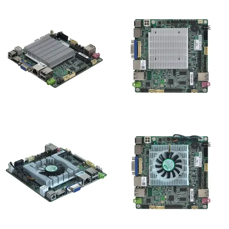 2026 ELSKY X86 NANO8F Integrated Graphics Onboard J1800 CPU Compact Industrial Motherboard with Serial Port Fanless