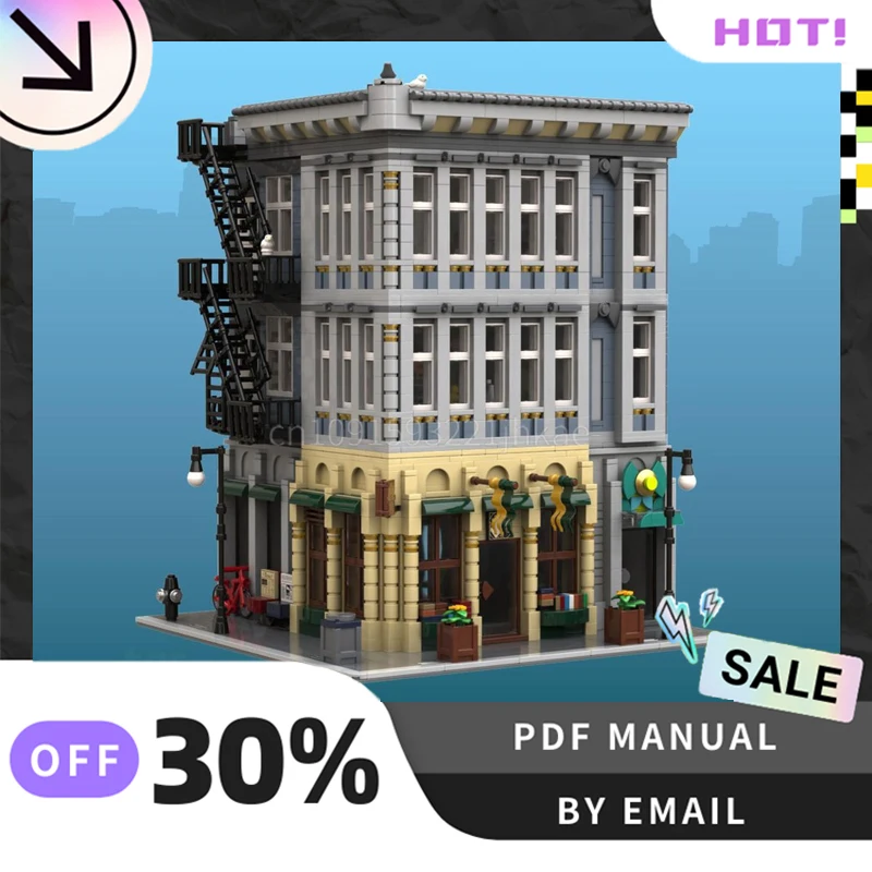 

[3410PCS] Customized MOC City Books Creative Building Blocks Set STEM Educational Toys DIY Construction Model Kit Birthday Gifts