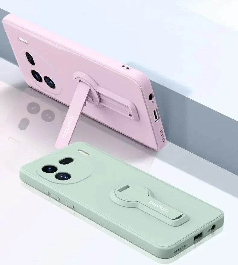 Case for VIVO IQOO 12 Pro Shockproof Shell for VIVO IQOO12 Pro IQOO 12Pro Coque Fundas with Holder Camera Protection Back Cover