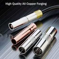 5PCS Welding Gun Protection Nozzle Pure Copper Conductive Nozzle Panasonic 200A 350A 500A MIG Welding Accessories