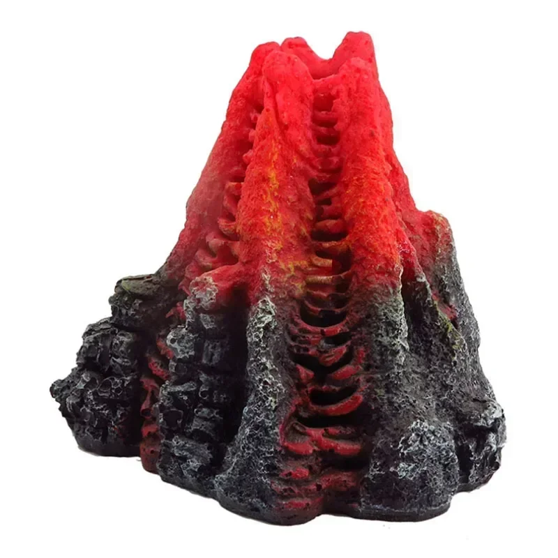 New Volcano Shape Aquarium Decor Oxygen Pump Fish Tank Ornament Aquarium Accessories Decoration