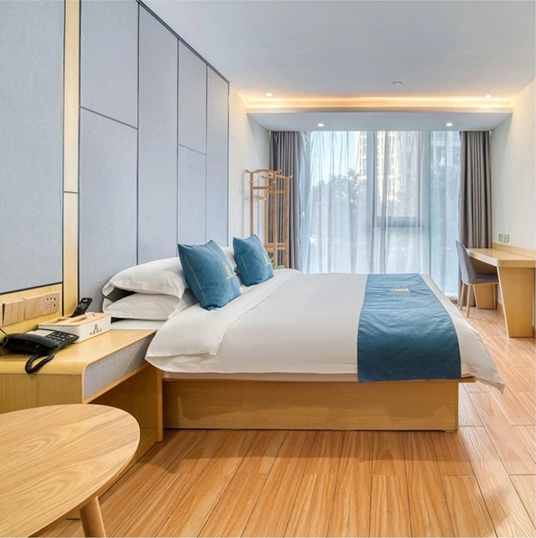 # Star Hotel Furniture 1.5m Standard Room Set With Double Queen Bed For Bedroom Suites In Hotels