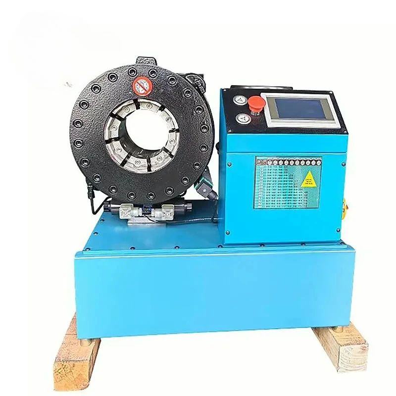 customized BNTP32C digital 2 inch 6W 380V 4KW High-Pressure Hydraulic Hose Crimping Machine with 13 sets of dies