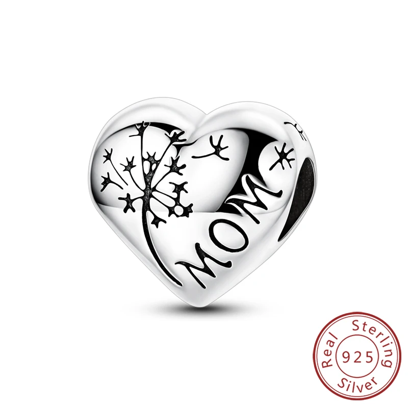 Original 925 Sterling Silber Herz Liebe Charms Perlen Anhänger Fit Original Armband Halskette DIY Charms Frauen Mann Schmuck Geschenk