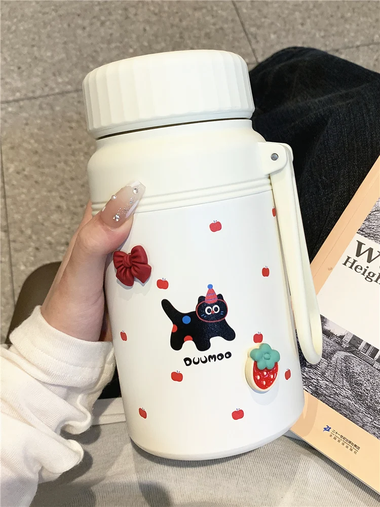 

Large Capaci Thermal Cup for Women Portable Tea Water Separation Tea Brewing Cup Student Office Use High Aesthetic Value