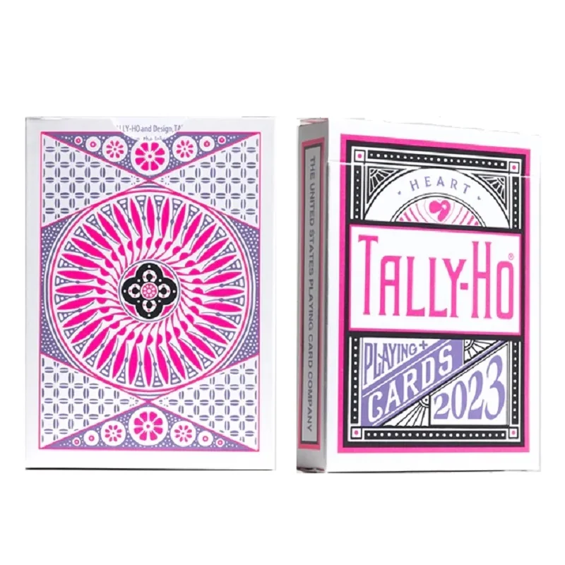 

Tally-Ho Heart Playing Cards Circle Back Deck Card Games Magic Tricks