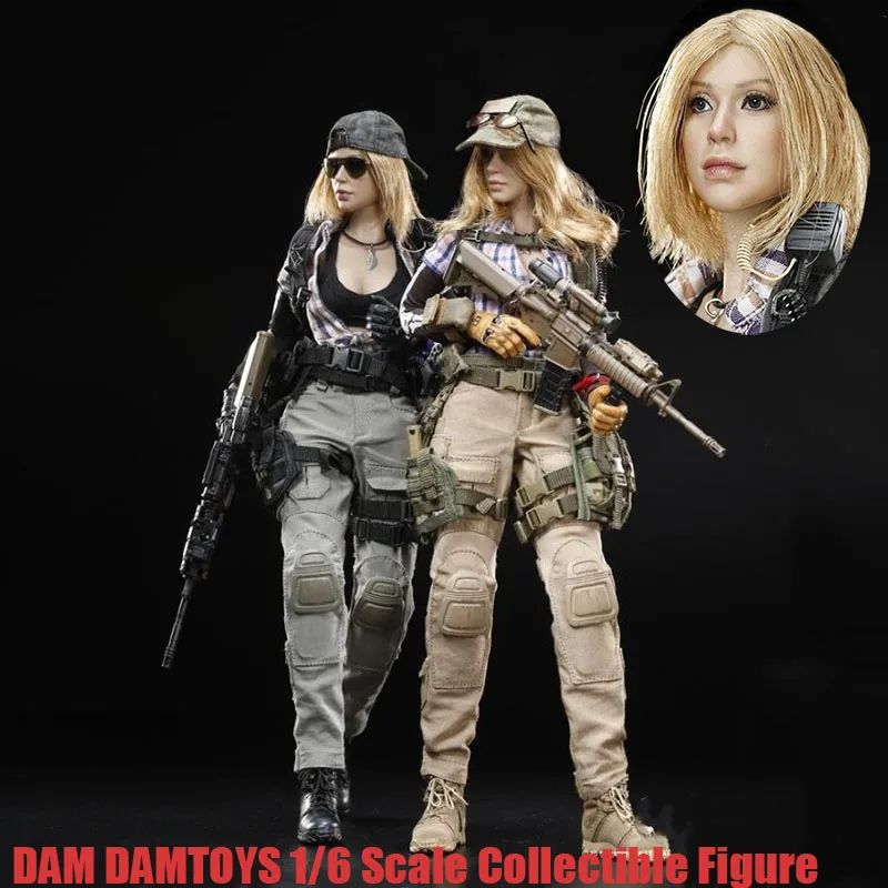 

DAMTOYS DCG002 DCG001 1/6 Women Soldier Zona Vicky Beauty Fighting Girls Series Combat Suit Version 12" Action Figure Body