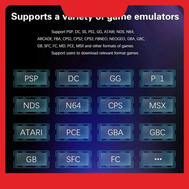 

H55 Retro Video Handheld Game Console 5.5Inch HD IPS Screen Dual Hall Joystick Game Player Support 20+ Emulators