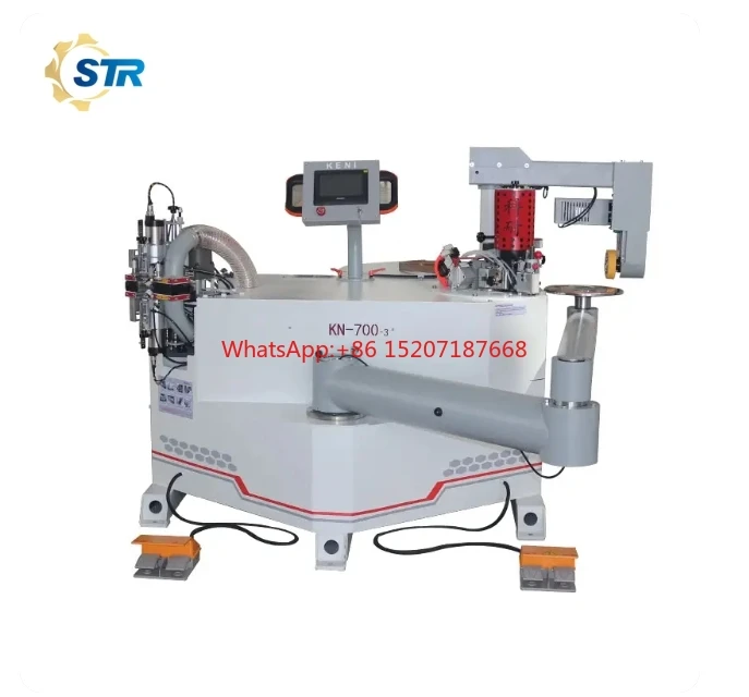 STR 700-3 Woodworking  Full Automatic Curve Edge Banding Machine For PVC Wood Veneer Plastic  Edge Banding Machine