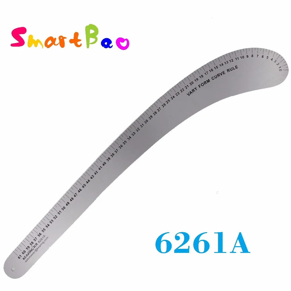 Flexible Aluminium Garment Ruler 61cm for Fashion Design;  # 6261A