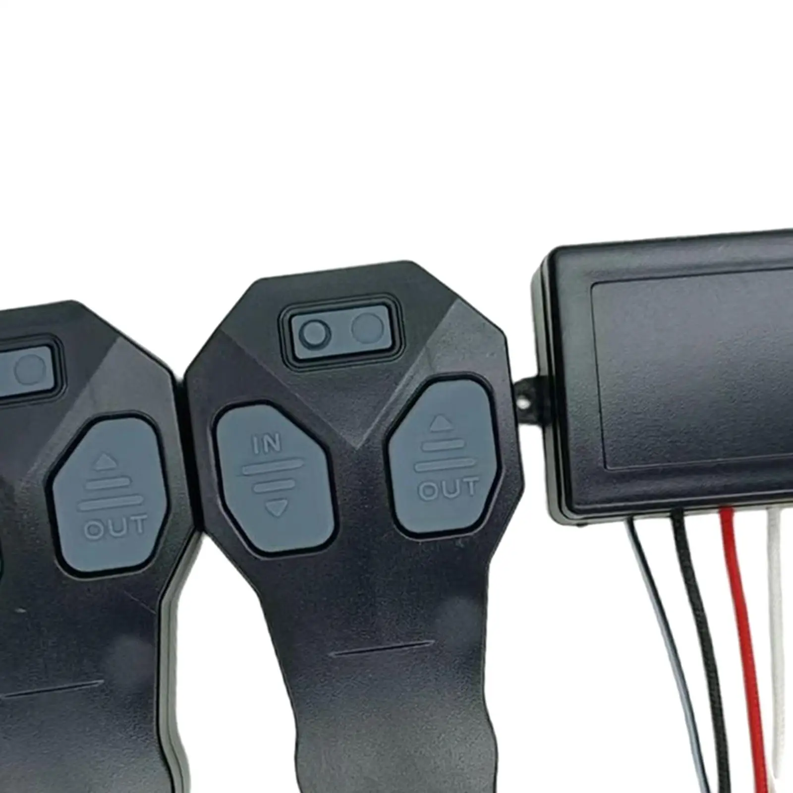 Kit de controle remoto de guincho sem fio com luz indicadora 2 interruptor de fone de ouvido de controle remoto elétrico 12V 24V para veículo caminhão