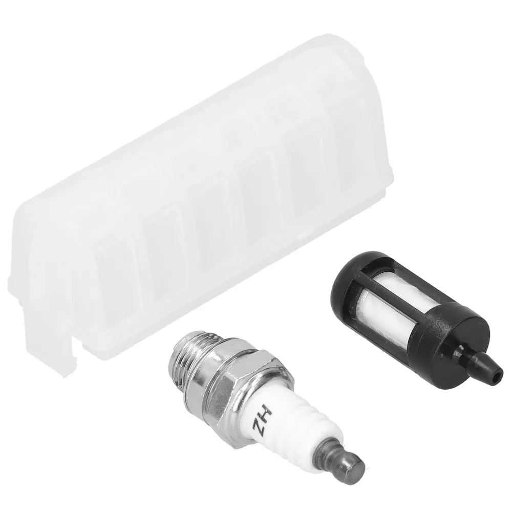 Plastic Chainsaw Spark Plug Compact Easy to Install Chainsaw Air Filter Black and White for STIHL 021 023 025 MS210 MS230 MS250