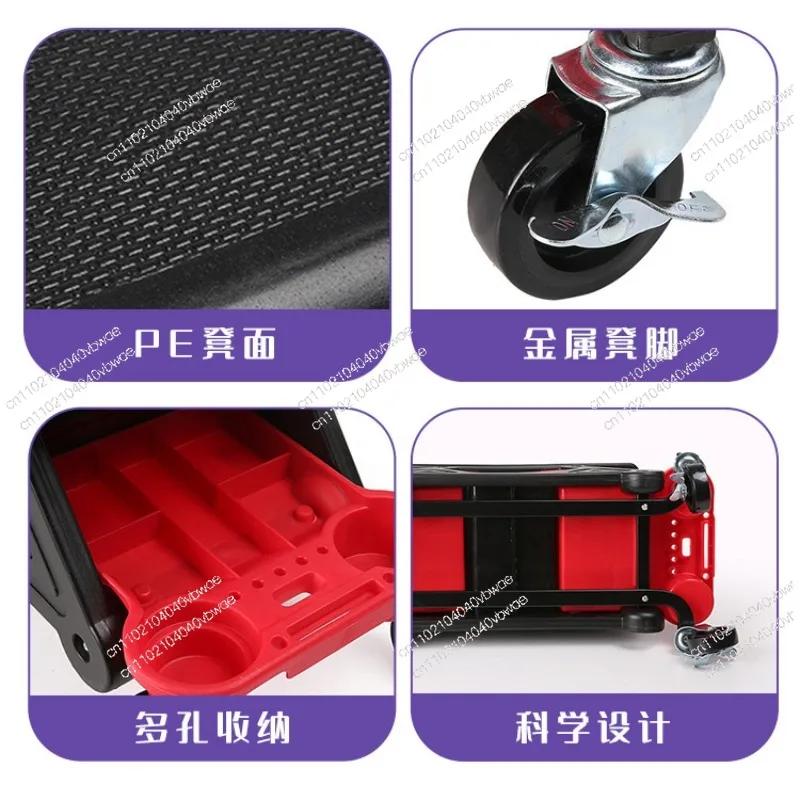 

Car Multi-Function Chair Mechanic Projects Car Creeper Stool Chair Mobile Creeper Seat Car Wash Supplies