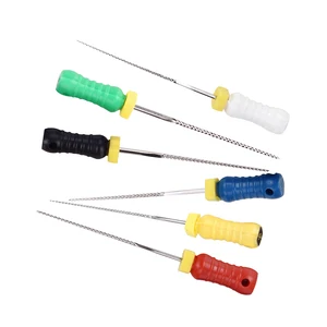 AZDENT-Files-K-Paslanmaz Çelikten Diş Hekimi için Endodontik Kök Kanal dolgusu, Aletler, Diş Hekimi, Laboratuvarda Kullanım, 21, 25mm, 31mm, Karton başına 6 adet 8 en çok satan, diş hekimleri için hediyeler-no. 4