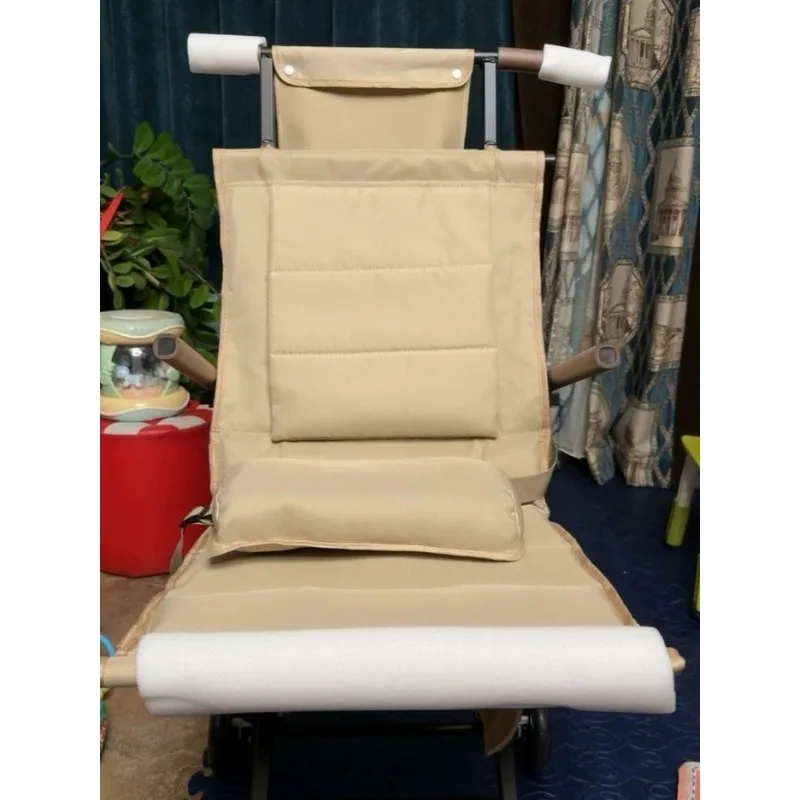 Portable Folding Travel Trolley for Elderly, Light‑Weight Recliner Cart, Multi‑Purpose Sit‑able  1pcs
