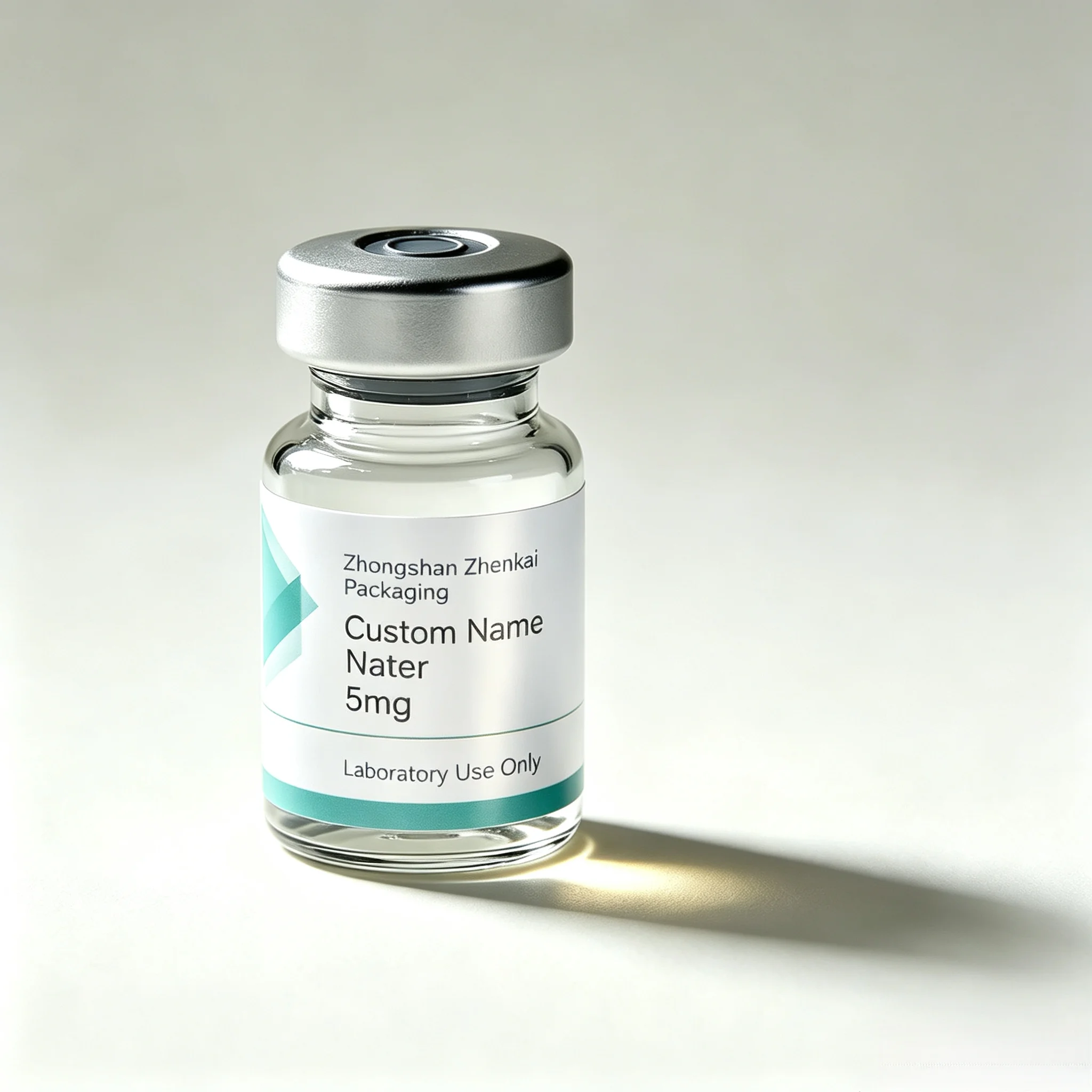 Waterproof High Temperature Resistant Peptide Vial Stickers,Precision Printed Self Adhesive Labels for Injectable Health Supple