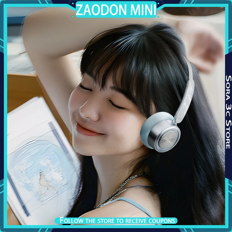 

Наушники ZAODON Mini Fresh Small Head: беспроводные, в ретро-стиле, эргономичные, легкие, портативные, в подарок