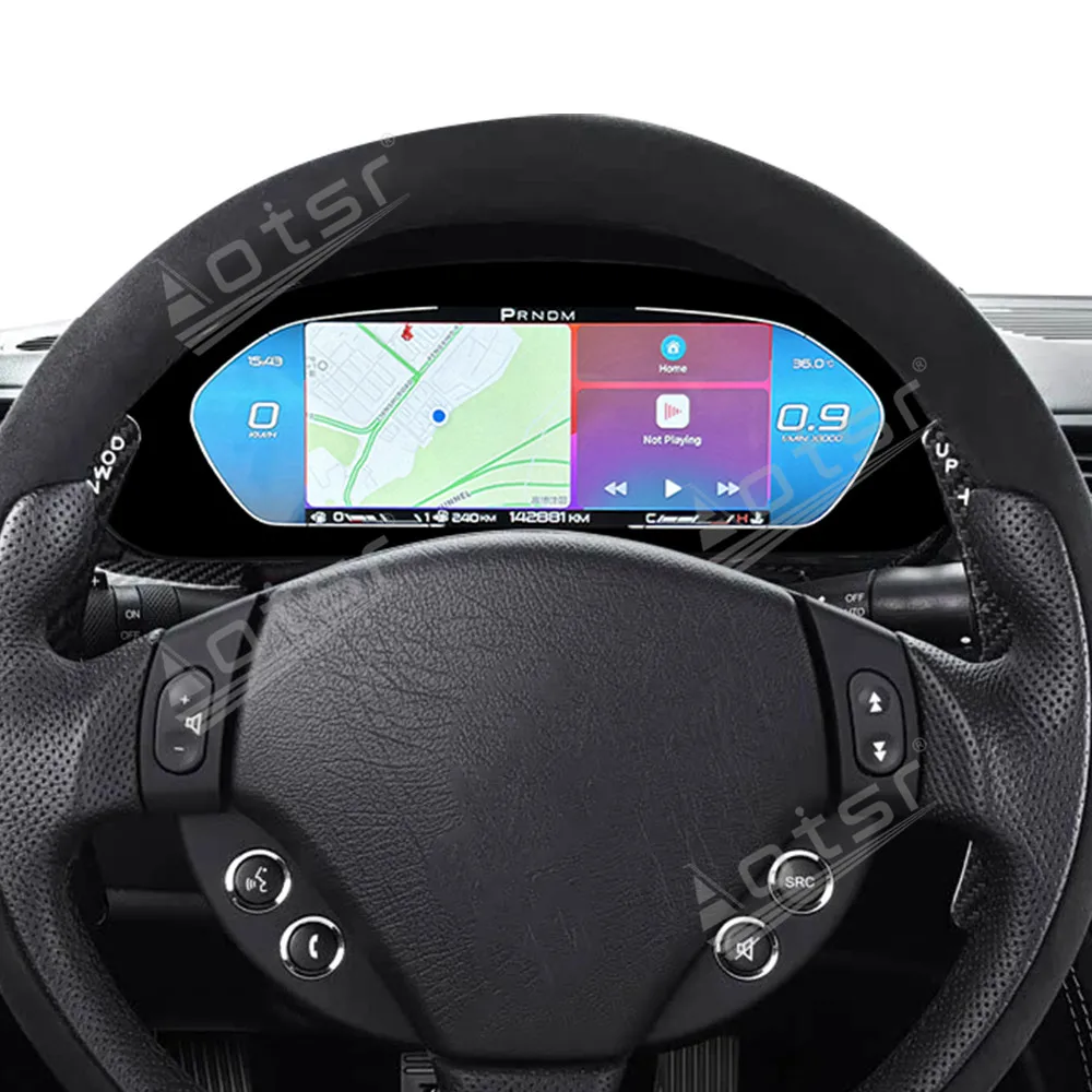 LCD Car Digital Dashboard Panel For Maserati quattroporte 2007-2012/GT 2007-2015  Virtual Instrument Cluster CockPit Speedometer