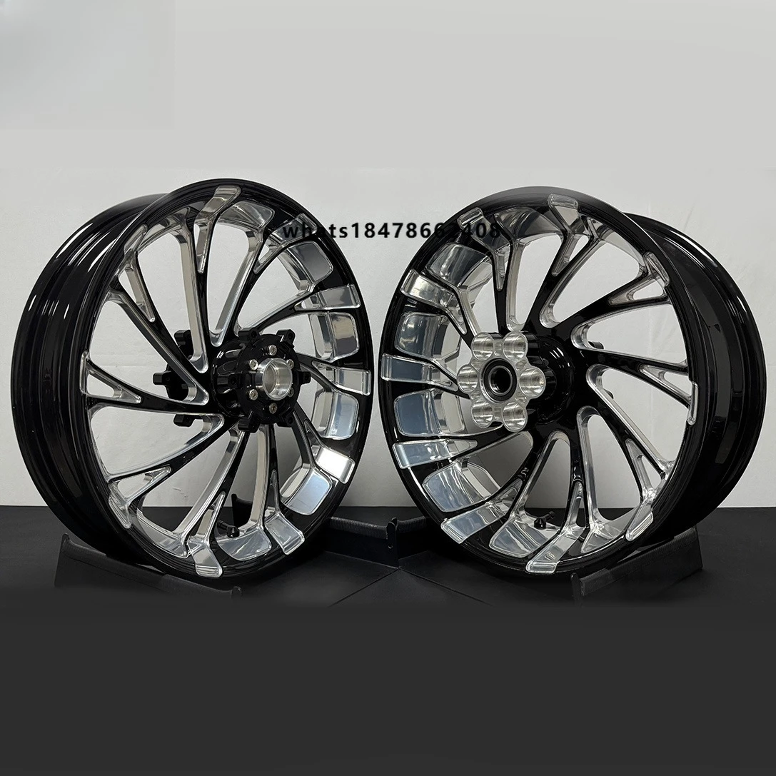 

Custom Motorcycle Accessories 17 Inch Front Rear Forged Wheel Hub Aluminum Alloy Motorcycle Wheels for GXR750R
