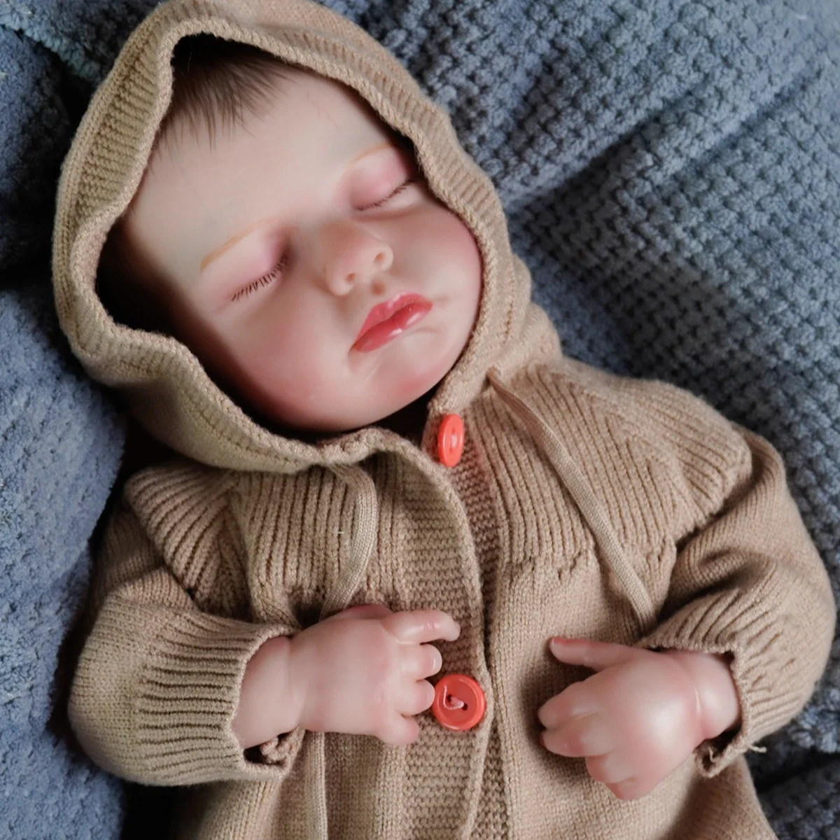 

Baby doll soft body realistic newborn doll real life doll with clothes and toy accessories handmade 3D skin high-quality gift