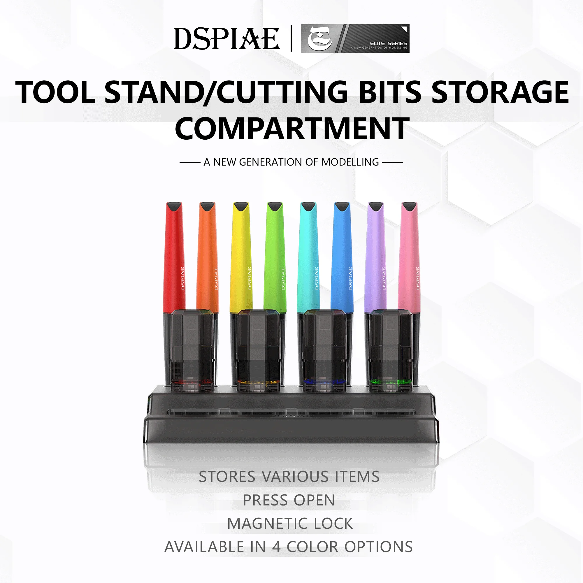 DSPIAE TOOL STAND/CUTTING BITS STPRAGECOMPARTMENT