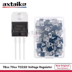 Transistor de tension Sotchi, L7805CV L7806 L 7808 7809 7810 7812 7815 7818 7824 7905 7908 7909 7912 7915 CV LM317T, 50 pièces