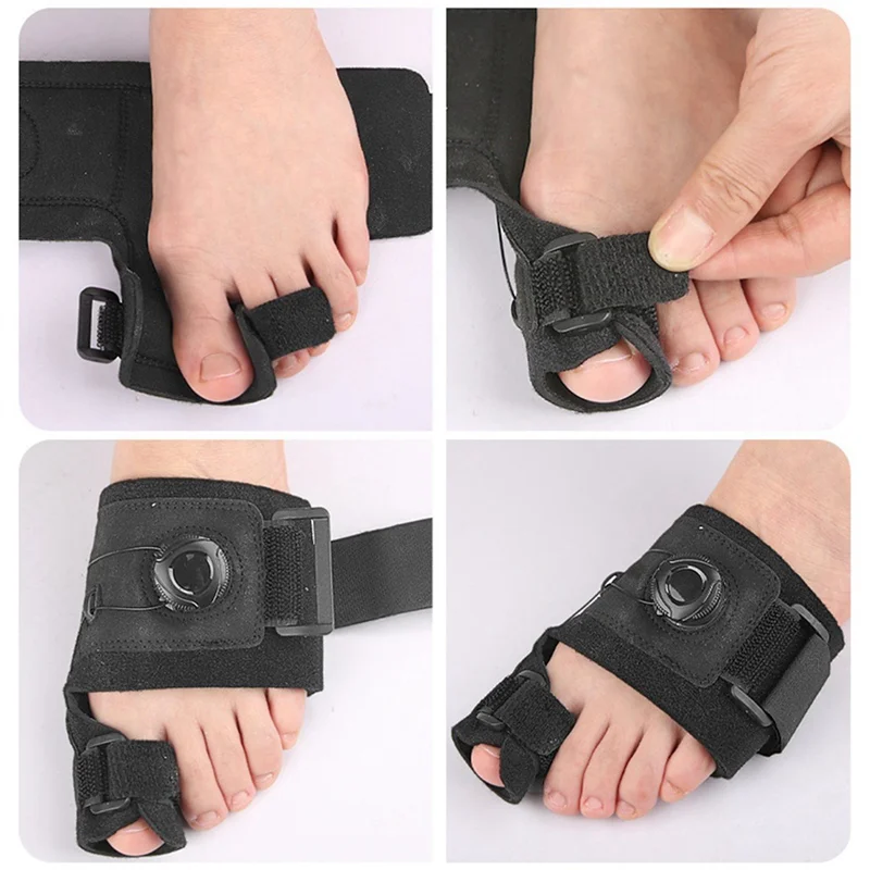 

MACH-Bunion Corrector With Toe Separators, Orthopedic Toe Straightener, Adjustable Knob Bunion Splint For Bunion Relief,Right Du