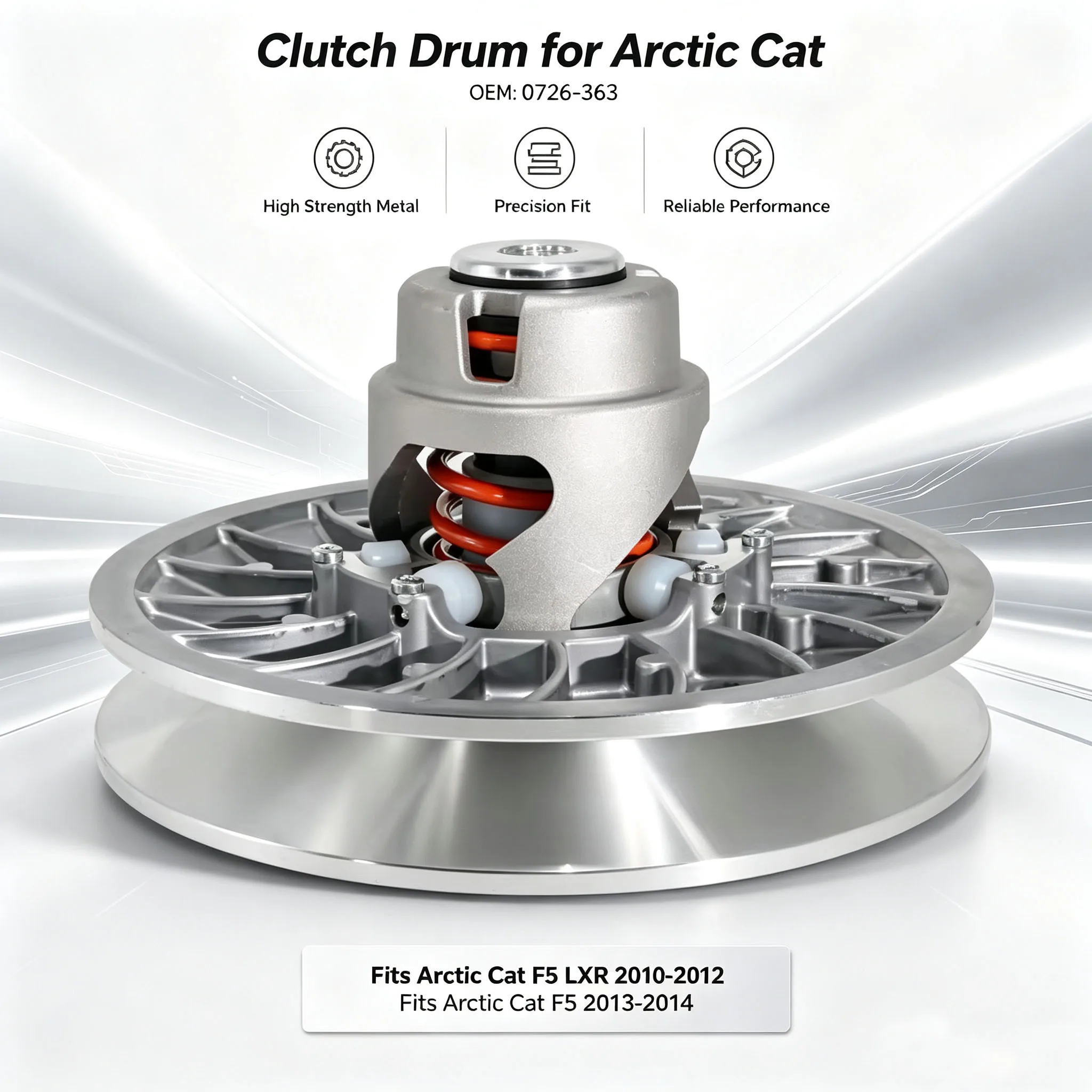 OEM:0726-363 Snowmobile Rear Wheel Hub Assembly For Arctic Cat F5 LXR 2010-2012 F5 2013-2014 Accessories