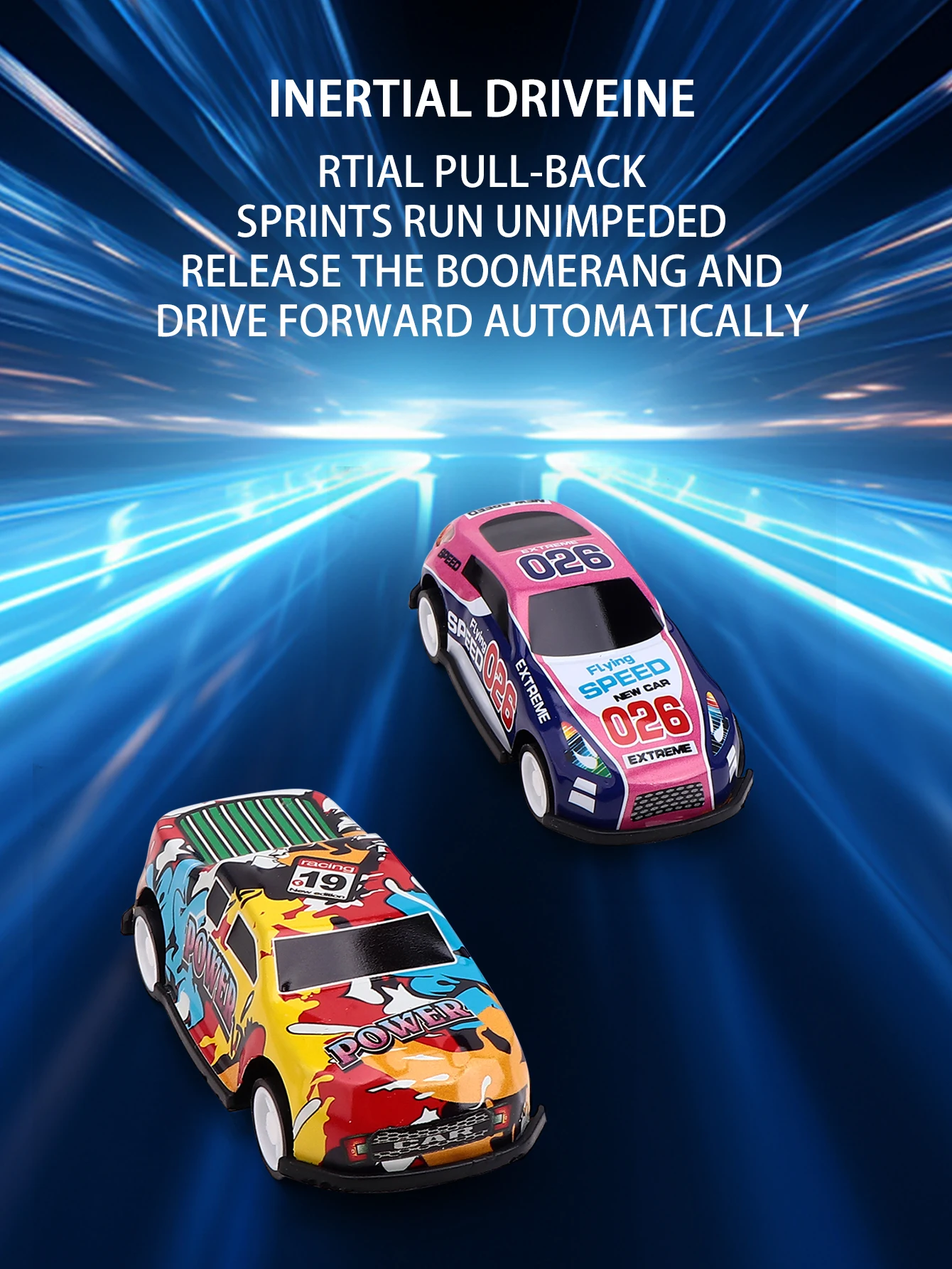 24 قطعة، 36 قطعة، 52 قطعة، هدية لعبة سيارة، لعبة سيارة سباق سبيكة إرجاع للأطفال مع صندوق تخزين