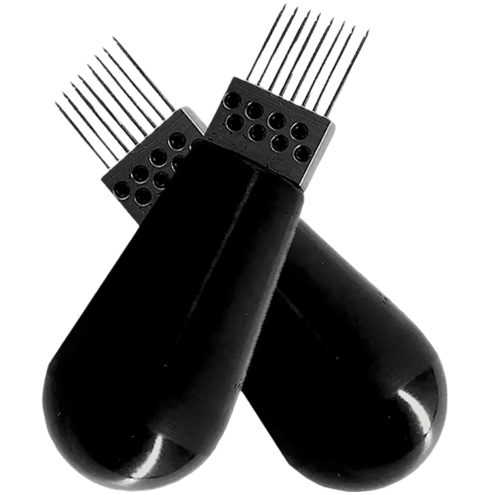 

8-Needle Hair Injection Tool Versatile for Creating Training Heads on Top of Headwear