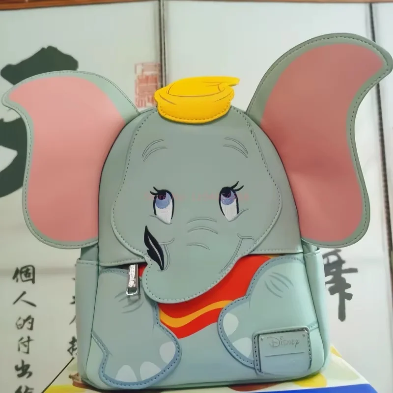 New Selling Arrival Disney Loungefly Dumbo Cartoon Backpack Fashion Leisure Outdoor Sports Double Shoulder Girl Bag Xmas Gifts