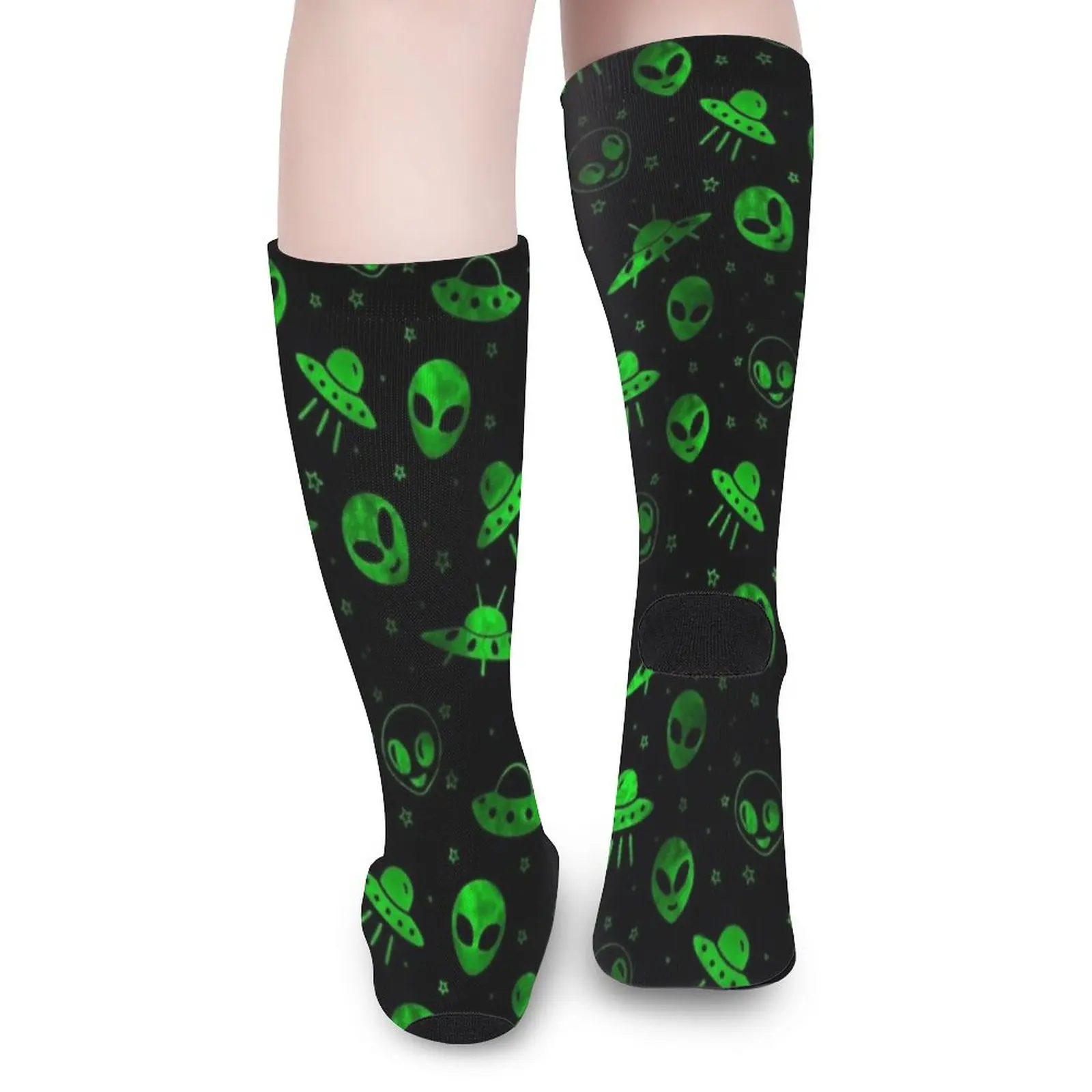 Aliens and UFOs Pattern Socks luxury sock Compression stockings thermal socks for men