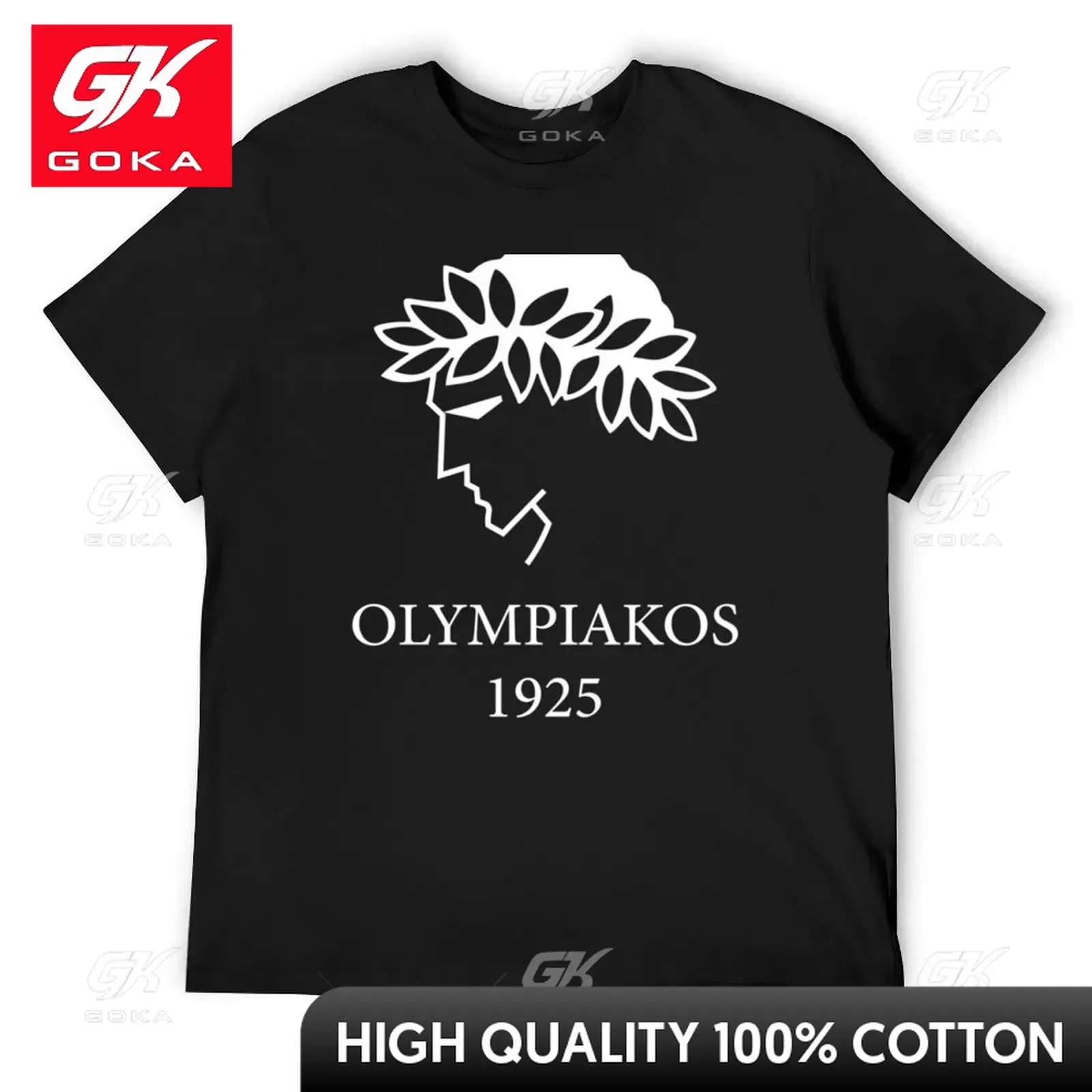 Olympiakos T-Shirt blanks tees anime t shirts cute clothes mens clothes Cute Funny Vintage Graphic T Shirts