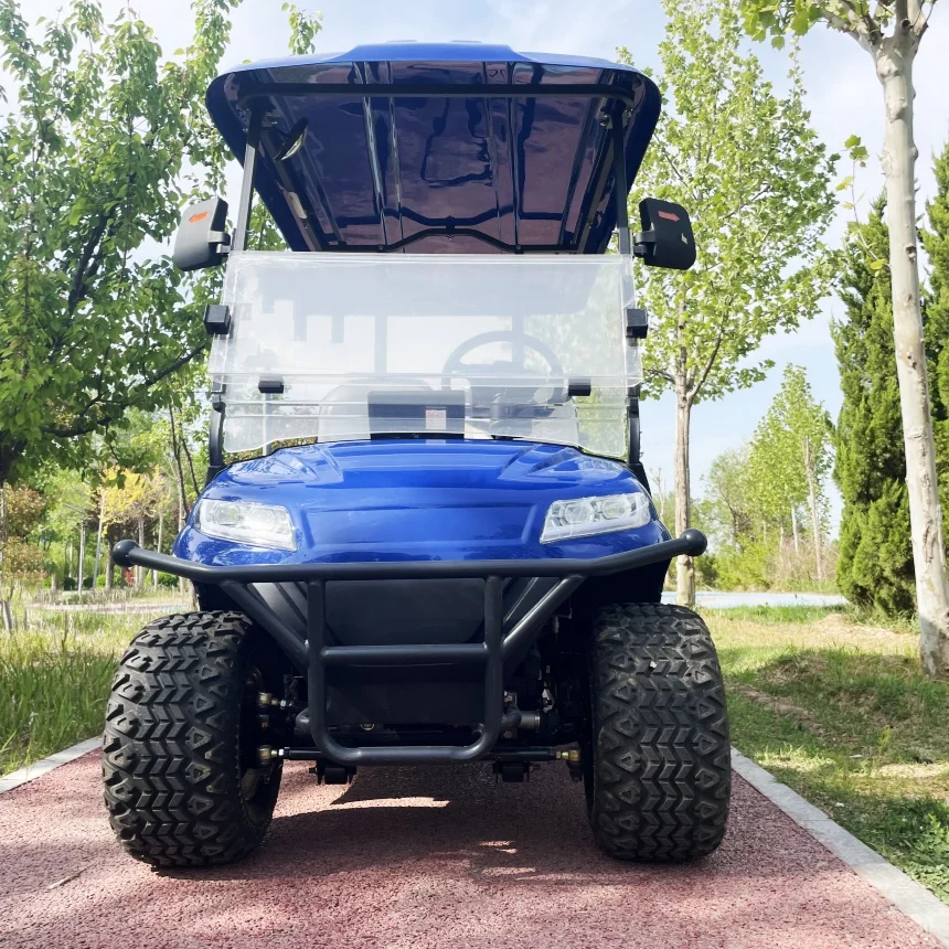 

Electric Golf Cart 2 Seat Lithium Battery Electric Golf Cart Golf Bag Straps And Basket Sand Bucket Long Endurance Golf Cart